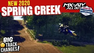 BIG Track Changes To NEW Spring Creek! - AMA Pro Motocross DLC - MX vs ATV All Out Gameplay