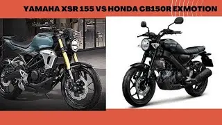 yamaha xsr 155 vs honda cb150r exmotion  || review ||