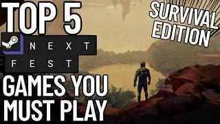 The MUST PLAY Survival Games of Steam Next Fest (October 2025)
