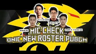 MIC CHECK: GAMEPLAY  TOURNAMENT ONIC ESPORTS NEW ROSTER ?! 24 KILLS - PUBGM INDONESIA