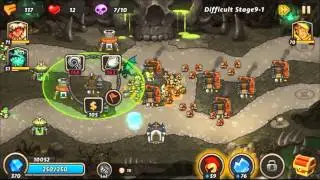 Castle Defense 2 - Hard - [9-1] #70 (3 Stars) [HD] - Demon Disaster