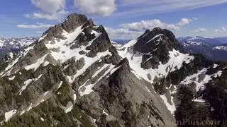 Soaring above Gothic Basin, Del Campo & Vesper Peak - Washington State