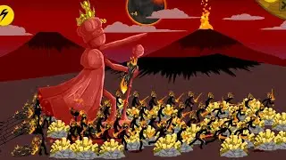 STICK WAR LEGACY | FINAL BOSS vs 9999 ARMY SWORD PYRO BLAZE🔥 EPIC BATTLE