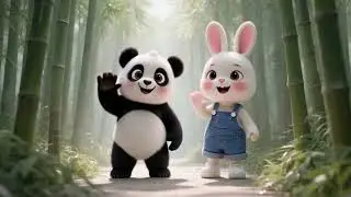 🐼 Panda Fairy Tale | A Story of Teamwork, Kindness & Bravery 🌈 | Kids Story