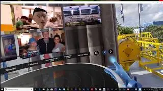 A POV Video of Facebook Spaces for Oculus Rift
