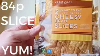 Spot The SECRET Ingredient! New 2 CHEESY BEAN SLICES ALDI Review
