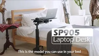 SP905 Height Adjustable Rolling Laptop Cart