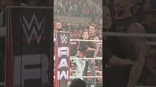 AJ Lee SLAPS Seth Rollins Live! WWE RAW