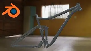 Bike Rig Split Pivot Suspension | Blender |