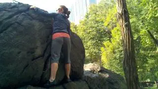Rat Rock bouldering route