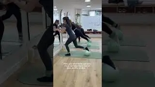 Barre burn workout #pilates #barre #pilatesworkout