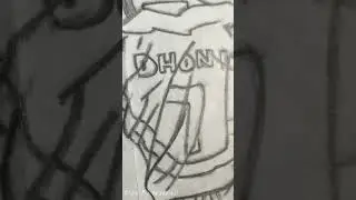 MS Dhoni sketch | Ms Dhoni the untold story poster drawing | #msdhoni #msd #sketch
