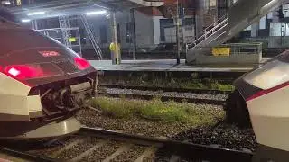 #Inoui tgv train #coupling maneuver at #poitiers station Poitiers