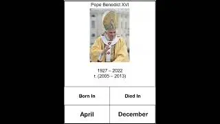 An Interesting, Papal Coincidence #popefrancis #popebenedictxvi #pope