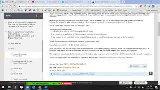 Technology in Science Assignment