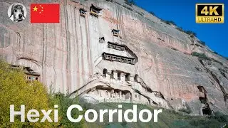 Silk Road 🇨🇳 Hexi Corridor - Gansu Travel Guide with Location - Relaxing film (4K UHD)