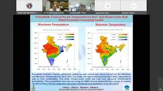 Virtual Press Conference by DGM IMD on Monthly Outlook for Temperature & Rainfall During April, 2022