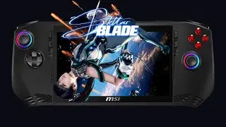 Stellar Blade MSI Claw A1M Gameplay Test | Core Ultra 7 Handheld Performance Review