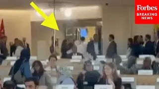 WATCH: Diplomats Walk Out In Protest On Israeli Ambassador's Speech To The UN In Geneva, Switzerland