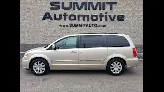 2012 CHRYSLER TOWN & COUNTRY MINIVAN WALK AROUND REVIEW CASHMERE PEARL SOLD! 9C46A SUMMITAUTO.com