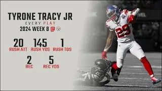 Tyrone Tracy Jr Week 8 Replay: Every Run, Target, and Catch @ Pittsburgh Steelers