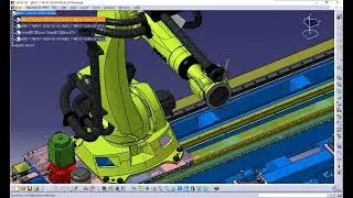 KUKA 7 axis robot equipment in CATIA