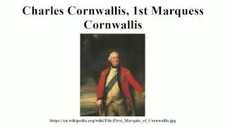 Charles Cornwallis, 1st Marquess Cornwallis
