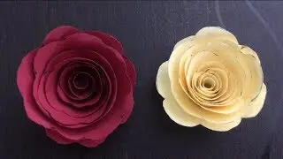 DIY PAPER  FLOWER || Swirly rose