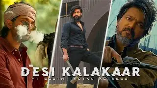 Desi Kalakar~South Indian Actor  | Desi Kalakar Attitude Status | Pushpa Leo Kgf | #viral #shorts