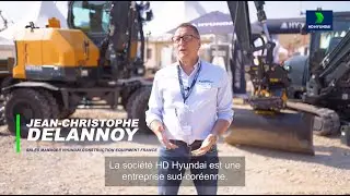 LE DIG TOUR 2023 LYON - INTERVIEW HD HYUNDAI CONSTRUCTION EQUIPMENT EUROPE