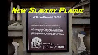 Eric Scott Lynch Slavery Histories&rsquo; plaque. The first of 10 to be unveiled around Liverpool