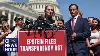 Epstein survivors demand justice in Washington as Trump calls case 'a Democrat hoax'