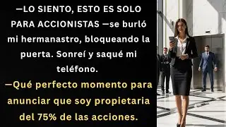 Me Negaron la Entrada a la Junta Directiva—Cinco Minutos Después, Yo Controlaba la Empresa
