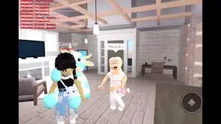 One color room challenge!! (Roblox Bloxburg) With a special guest
