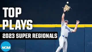 Top defensive plays from 2023 NCAA baseball super regionals