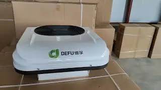 DEFU High-Efficiency 12V 24V RV Tractor Rooftop Air Conditioner SR6