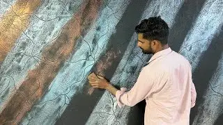 What's Behind AMAZING Wall Texture | 3G wall design | wall texture painting