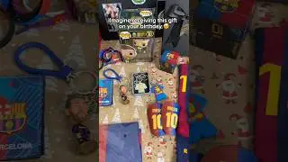 Imagine receiving this gift on your birthday 🥺 #barcelona #fifa