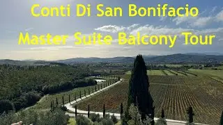 Conti di San Bonifacio view from the master suite balcony.