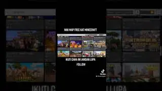 CARA NAK DOWNLOAD MAP FREE KAT MINECRAFT #mamingteam