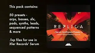Replica - Serum Synthwave Presets Demo