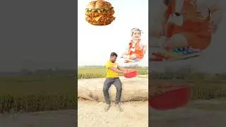 Flying crying babies Catching vs frog, hen, green lizard vs cute girl - Funny vfx magic 😃😀