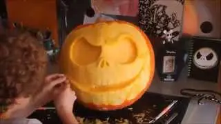 Time-lapse : Jack Skellington Pumpkin ! Sp&eacute;cial Halloween