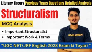 Structuralism MCQs Analysis - Literary Theory for UGC NET English Literature 2023