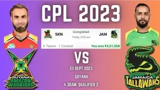 Guyana Amazon Warriors Vs Jamaica Tallawahs | GAW VS JT | JAM Vs GAW | #trending  #teamprediction
