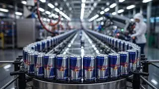 This Factory Turns Liquid Into Energy&hellip; The Red Bull Process Nobody Shows 🏭⚡| Full Process|