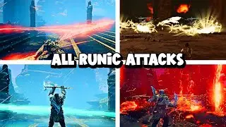 GOD OF WAR 2018 &mdash; ВСЕ РУНИЧЕСКИЕ АТАКИ (2K 60FPS)