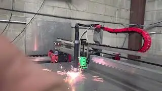 CNC plasma cutting a layered 3D pickleball sign for my mom's birthday