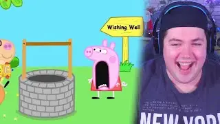 George's Little Secret - Peppa and Roblox Piggy Funny Animation | REAKTION