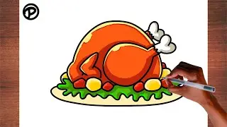 How to Draw a Thanksgiving Turkey Step by Step - Easy Tutorial